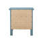 Table de chevet contemporaine contemporaine avec trois tiroirs spacieux pour un grand rangement, aucun assemblage requis-897373074