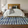 Premium Machine Washable Prisco Navy Rug