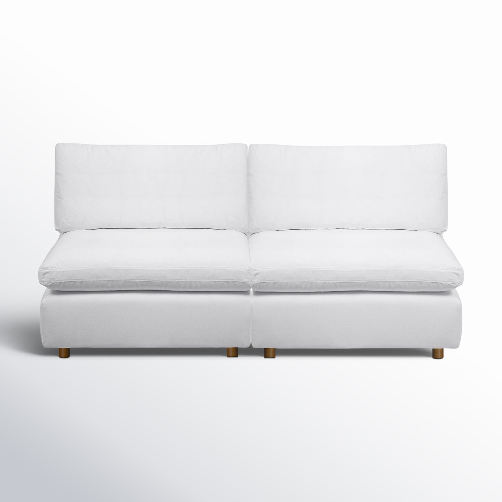 Jossa 76" Upholstered Loveseat, White