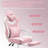 Reclining Ergonomic Fabric PC & Racing Game Chair with Vibration Lumbar Pillow-829223572