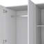 Armoire, chambre à coucher, blanc