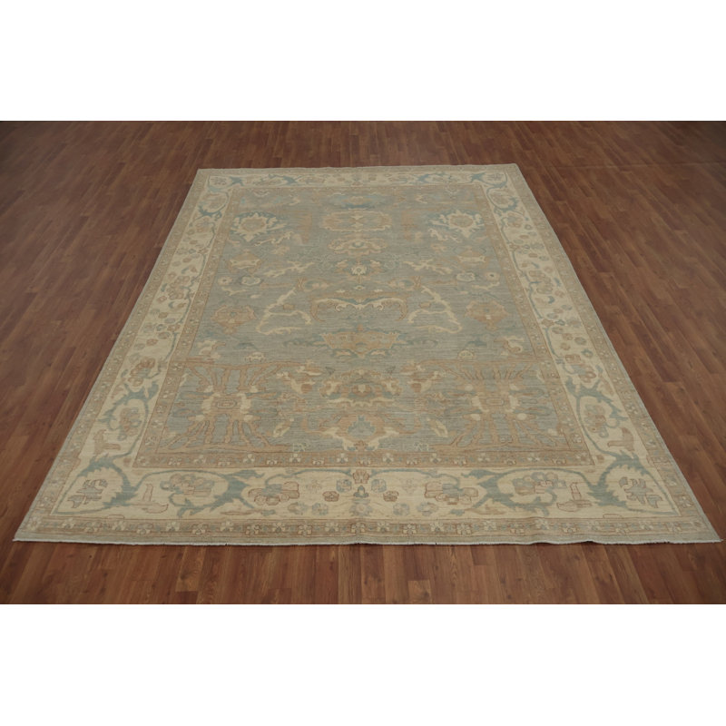 Vegetable Dye Oushak Large Area Rug 9x12