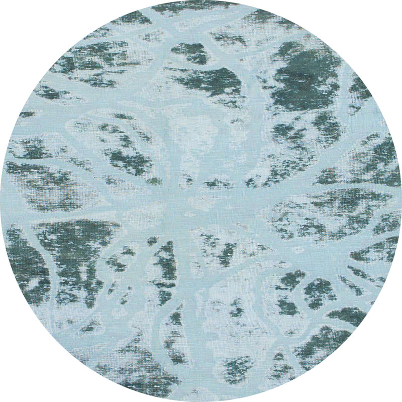 Abstract Indoor Rug, Round 3'