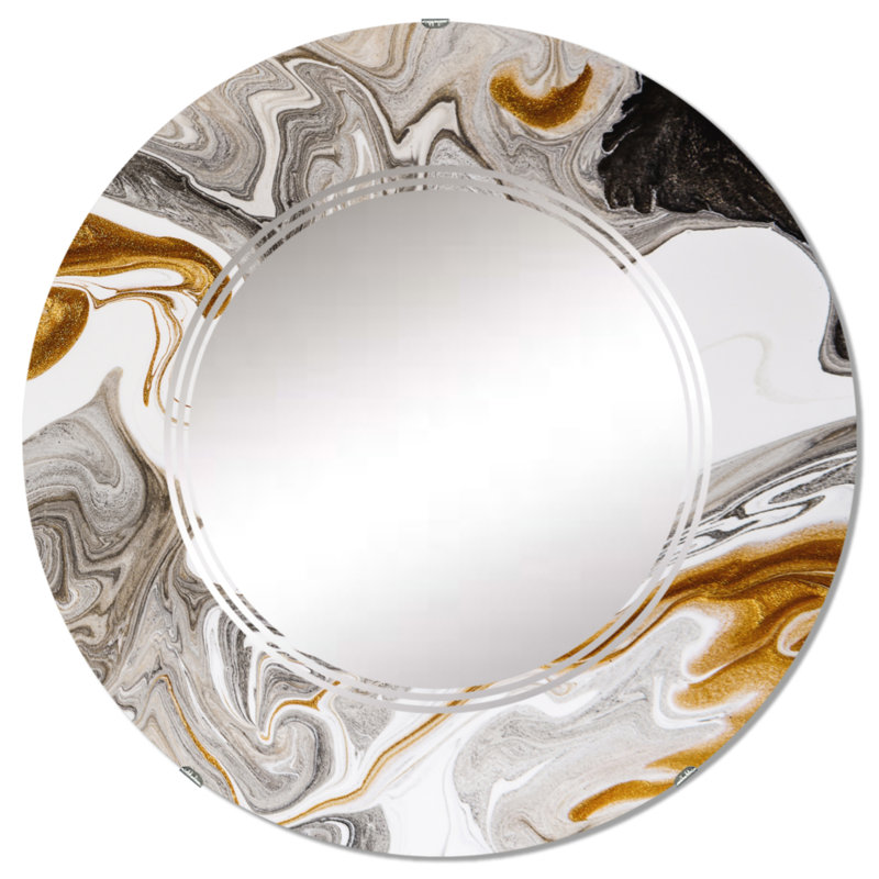 Circle Mirror, 24" x 24"