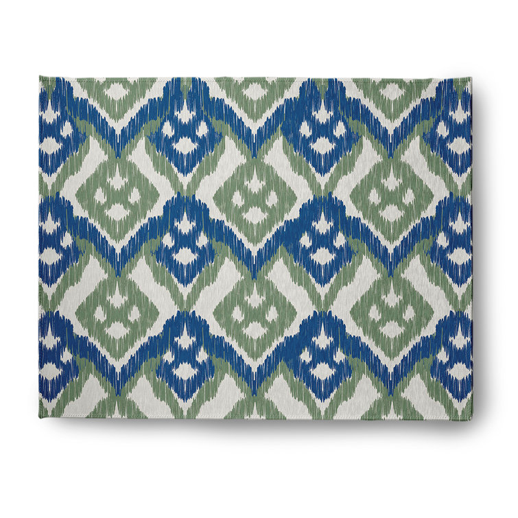 Chenille Ikat Indoor Rug