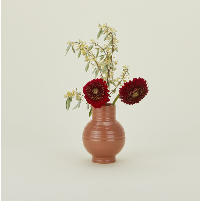 Vase Essential, H 6 po x l 4,5 po x P 4,5 po, Rouge