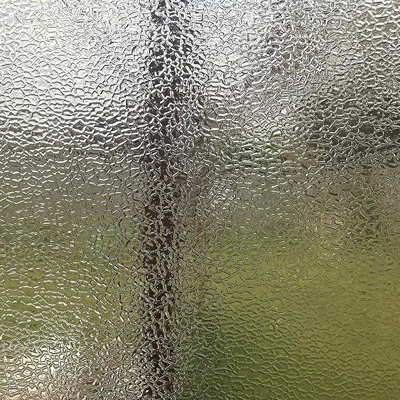 Privacy Window Film - Decorative Window Film For Homes Or Offices - Static Cling Film - Size 35.4" X 78.7"