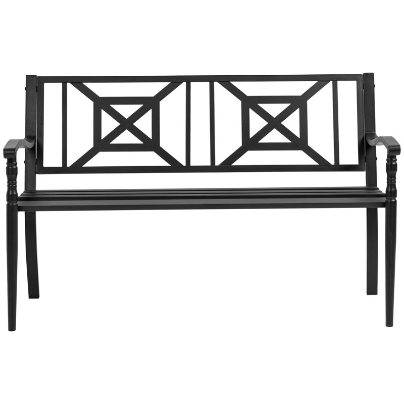 Banc de jardin en acier Velma