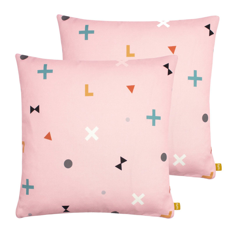 Geometric Square Throw Cushion