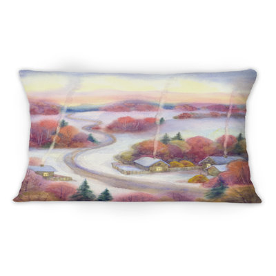 Coussin Winter Winter In The Village