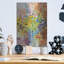 «Blue Vase» par Annelein Beukenkamp, art mural en métal, 16 po x 24 po-2056545639