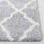 Tapis géométrique gris clair / blanc-3184028