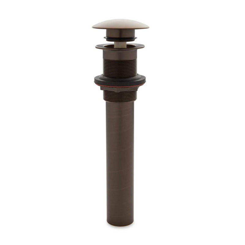 Mushroom Style Pop-Up Bathroom Drain, Oil Rubbed Bronze