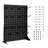 Pegboard Display Stand with 30 Hooks Pegboard Panels Display Black