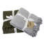 Jeté léger tissé gris à motif frangé l 50 po x L 60 po -72293156