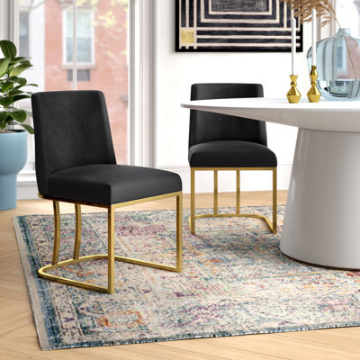 Heidi Velvet Upholstered Side Chair