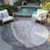 Blondean Washable Abstract Indoor / Outdoor Rug