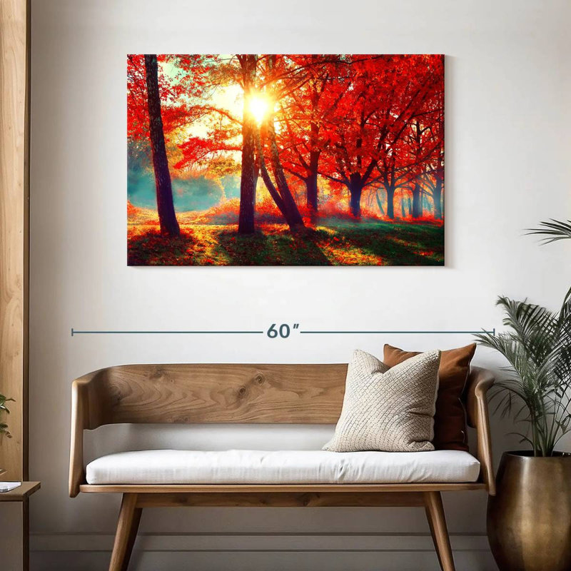 Paysage d'automne éthéré Alvord, H 30 po x l 45 po