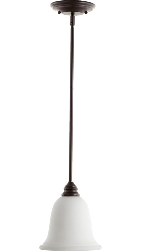 Cambron 1 - Light Single Pendant, Satin Opal