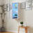 Storage Cabinets With Aluminum Strip Lamp,With Glass Shelves, For Living Room/Bedroom/Office