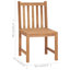Cisbrough 4 - Person Teak Patio Dining Set with Rectangular Table-1574801851