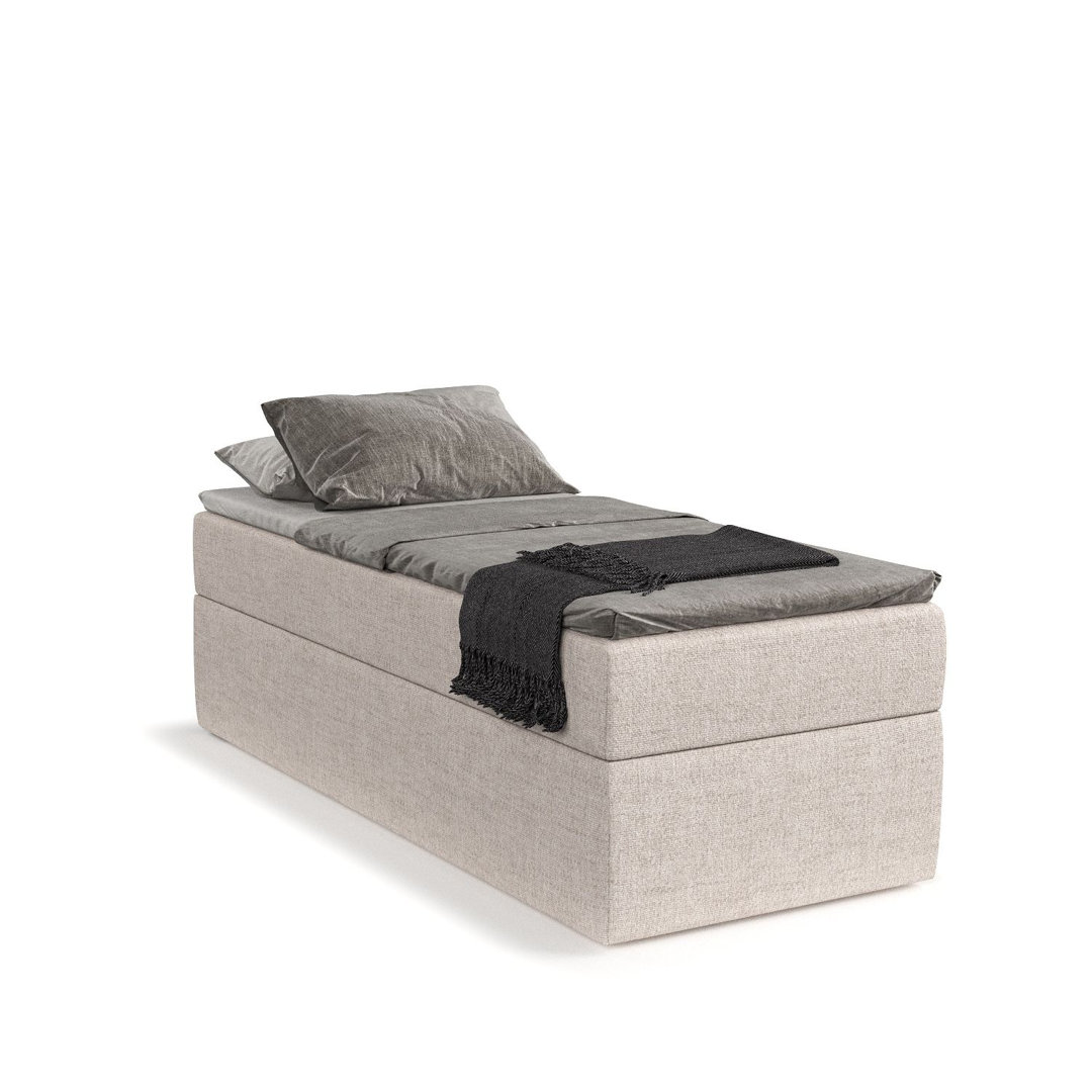 Boxspringbett ASTER mit Bonellmatratze und Topper