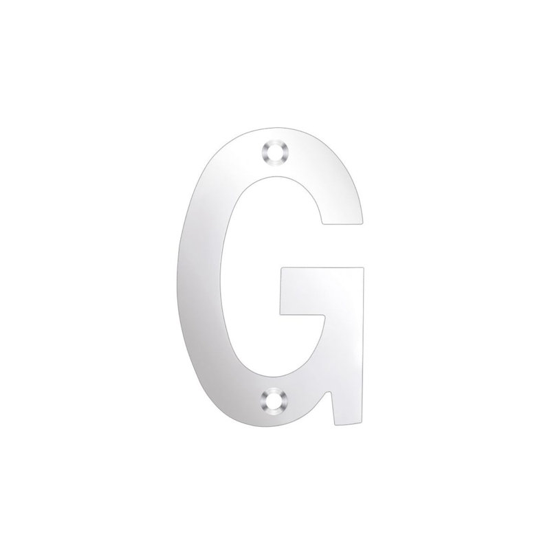 7.5cm H Stainless Steel House Letter