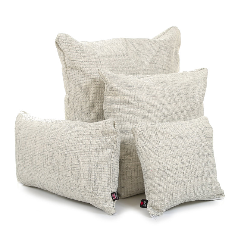 Alvarez Square Throw Cushion, 28 x 28cm, Silver