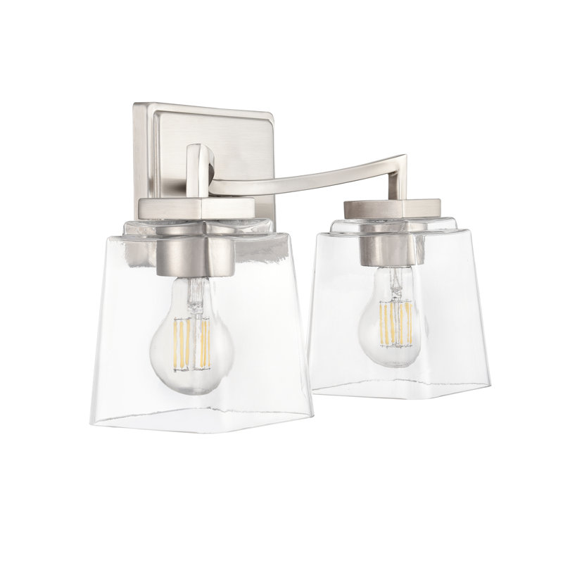 Dallaire 14.5" Wide 2-Light Vanity , Brushed Nickel