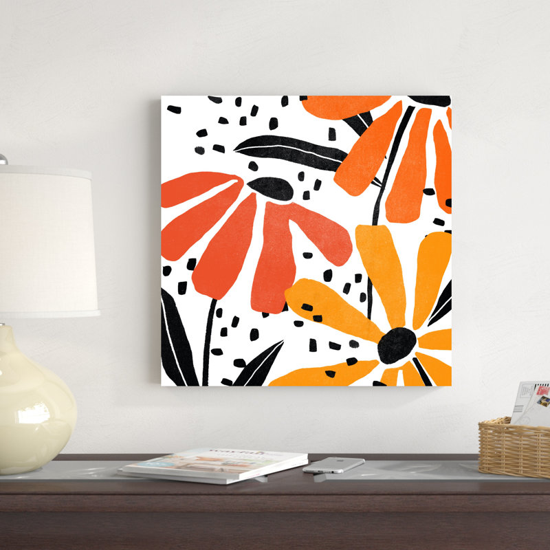 Jardin moderne en papier II, H 20 po x l 20 po