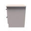 Fully Assembled Akkie 2 Drawer Bedside Table-1602738762