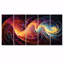 «Creight - Waves», art mural 5 pièces-106424683