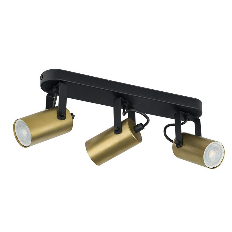 Avayah LED Spotlight, Black, Gold