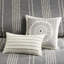 Housse de couette 100% coton, gris avec motif de losanges, imprimé décoratif double / grand-120944944-120944946