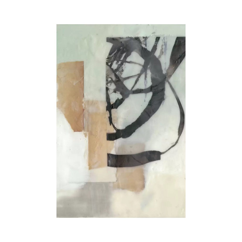 Spiral Slice I by Jennifer Goldberger - Wrapped Canvas Painting, 152.5 cm H x 101.5 cm W