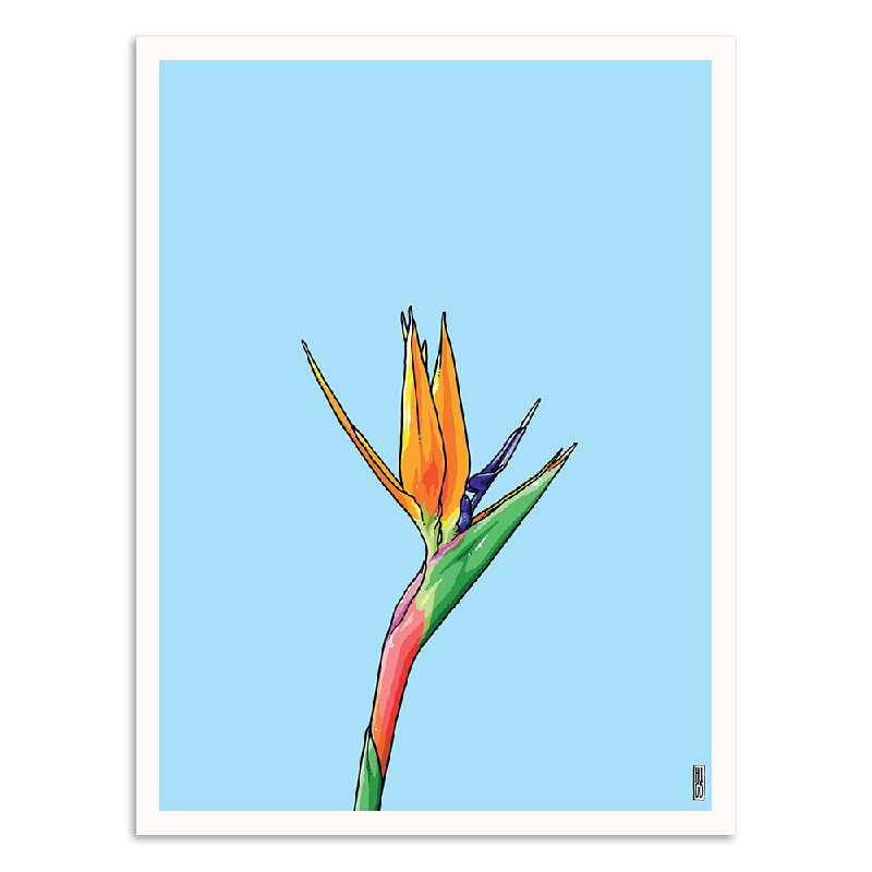 Paradise by Hugo Mathias - Print, 51"H x 41"W x 0.2"D, Paper