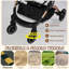 Poussette 2 en 1 pliable 4 roues pour chien et chat avec auvent détachable 2 en 1-131519251