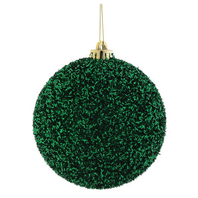 Ornement boule de 140mm Vp Tinsel