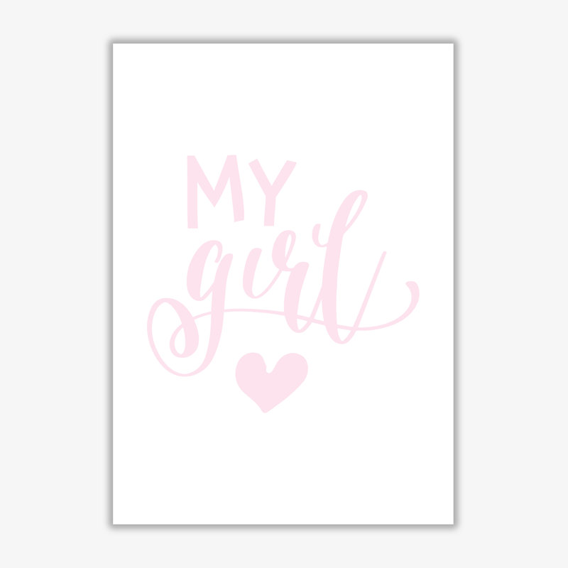 My Girl - Print, 42 cm H x 30 cm W x 1 cm D, No Frame