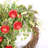 Handcrafted Faux 26'' Spring Summer Rose Floral Wreath for Front Door Wedding Party