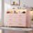 Kawamura Bedroom Dresser with LED Lights & Charging Station, Wood 6 Drawer Dresser for Bedroom, Dressers & Chests of Drawers for Closet, TV Stand, Living Room, Hallway, Entryway-1890406799