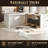 Abhinav Home Decor Kobe Cowhide Salt & Pepper Rug S & P Brown/White 5'X7'