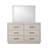 61.6" W Transitional Dresser, Light Gray