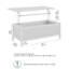 47W Fluted Lift Top Coffee Table With Storage For Living Room-1524498754
