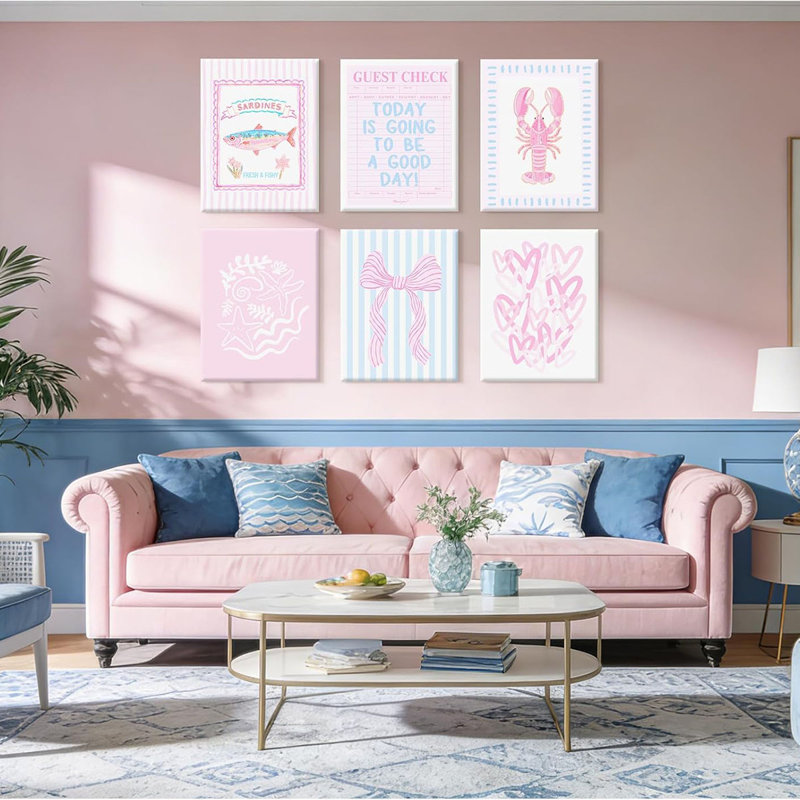 6 Piece Wrapped Canvas Print