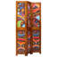 105cm W x 180cm H 3 - Panel Solid Wood Folding Room Divider