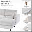 Canapé modulaire en U / en L avec repose-pieds et coussins surdimensionnés Modern-95384188