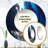 Raiko Ice Paint Splash I - Abstract Spirals Decorative Mirror, Blue Round Wall Mirror, Printed Metal Art-588794501