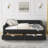 Full Size Daybed With Drawers Upholstered Tufted Sofa Bed, With Button On Back And Copper Nail On Waved Shape Arms(80.5''X55.5''X27.5'')-1898060066-1898060070