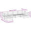 70cm Wide L-Shaped Patio Sofa-2046189487